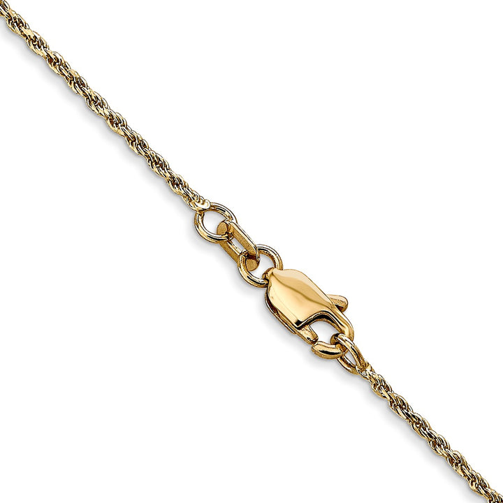 Gold 1.15mm Rope Chain, 16"