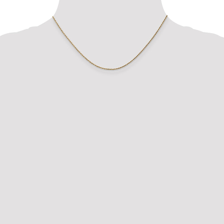 Gold 1.15mm Rope Chain, 16"