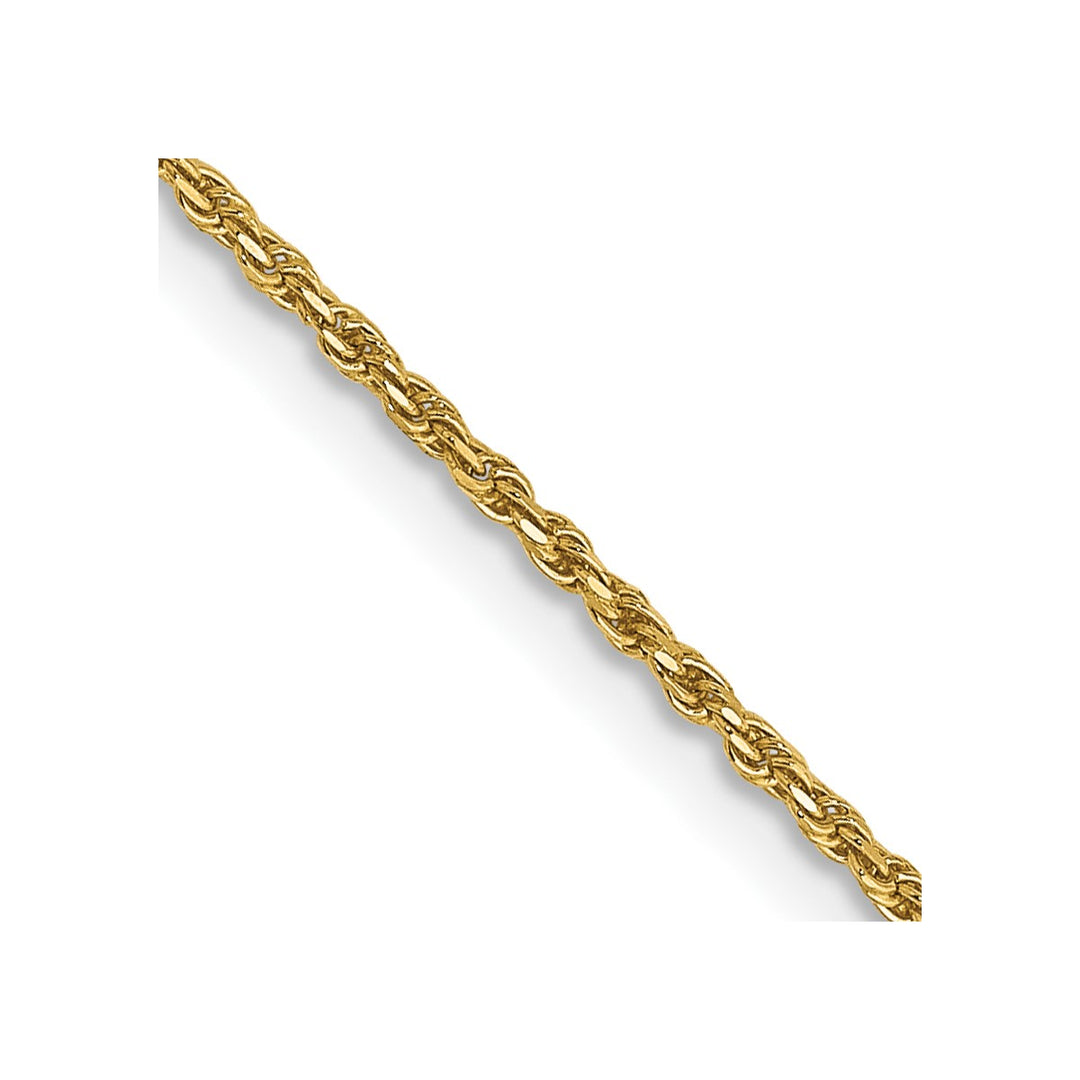 Gold 1.15mm Rope Chain, 16"