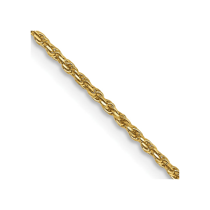 Gold 1.15mm Rope Chain, 16"