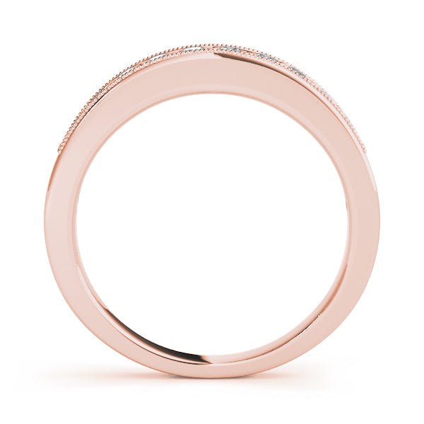 0.10CTW 10K Slim Design Channel Set Band With Round Cut Diamonds - Diamond Ring - Design Jewellers Edmonton