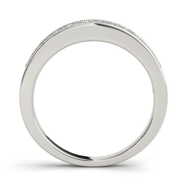0.10CTW 10K Slim Design Channel Set Band With Round Cut Diamonds - Diamond Ring - Design Jewellers Edmonton