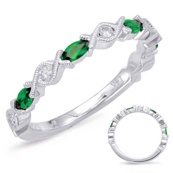 0.12 ctw. GOLD TSAVORITE & DIAMOND RING - Luxury Rings - Design Jewellers Edmonton