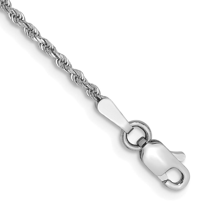 Gold 1.5mm Rope Anklet, 10"