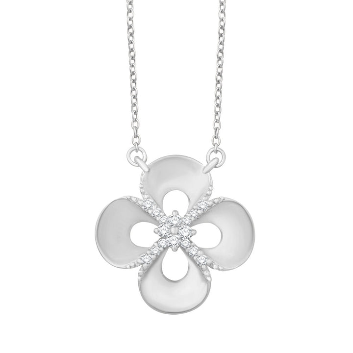 0.13 ctw. Elegant GOLD DIAMOND NECKLACE - Design Jewellers Edmonton