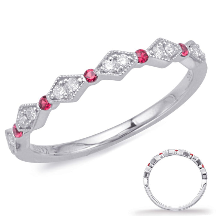 0.17 ctw. GOLD RUBY & DIAMOND RING - Luxury Rings - Design Jewellers Edmonton