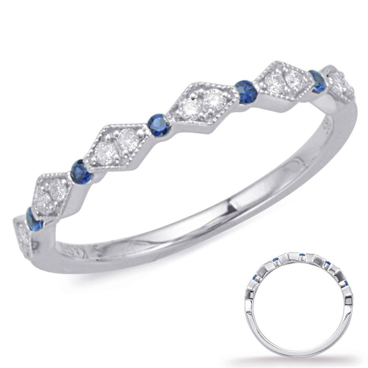0.17 ctw. GOLD SAPPHIRE & DIAMOND RING - Luxury Rings - Design Jewellers Edmonton
