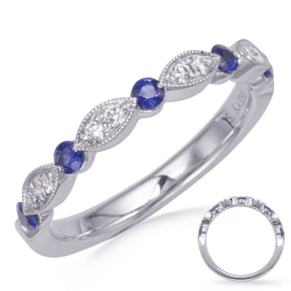 0.17 ctw. GOLD SAPPHIRE & DIAMOND RING - Luxury Rings - Design Jewellers Edmonton