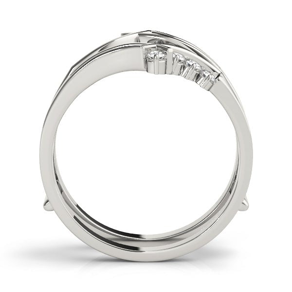 0.17CTW 14K Gold Diamond Ring Jacket Double Band Design - Diamond Ring - Design Jewellers Edmonton