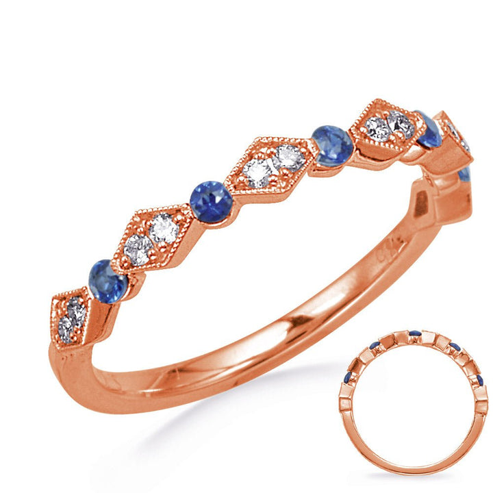 0.22 ctw. GOLD DIAMOND & SAPPHIRE RING - Luxury Rings - Design Jewellers Edmonton