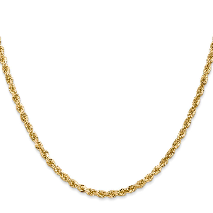 Gold 3mm Rope Chain, 16"