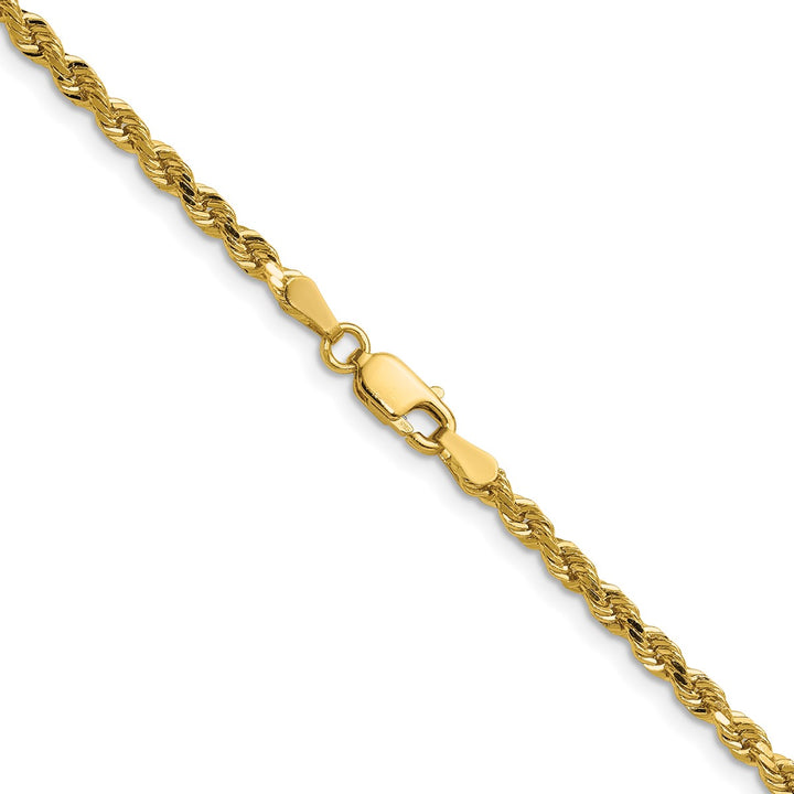 Gold 3mm Rope Chain, 16"