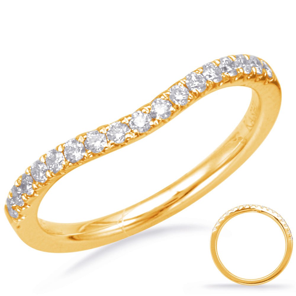 0.25 ctw. ELEGANT GOLD DIAMOND MATCHING BAND - Luxury Rings - Design Jewellers Edmonton