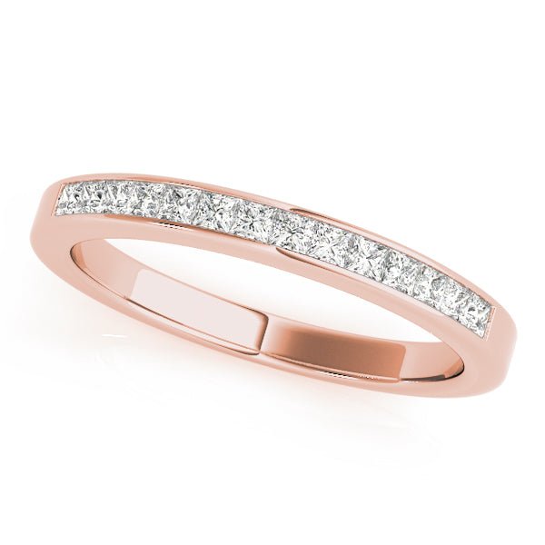 0.25CTW 10K Princess Brilliant Cut Channel Set Diamond Band - Diamond Ring - Design Jewellers Edmonton