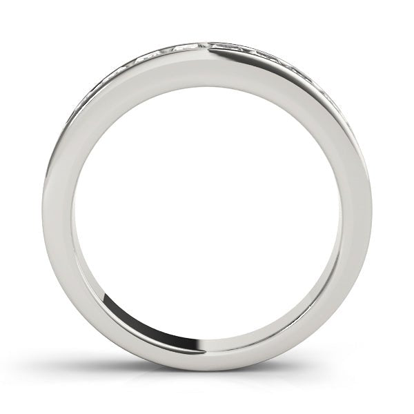 0.25CTW 14K Gold Diamond Band Channel Set With Princess Cut Diamonds - Diamond Ring - Design Jewellers Edmonton