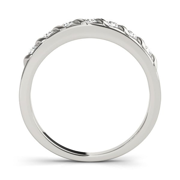 0.25CTW 14K Gold Slim Design Diamond Band - Diamond Ring - Design Jewellers Edmonton