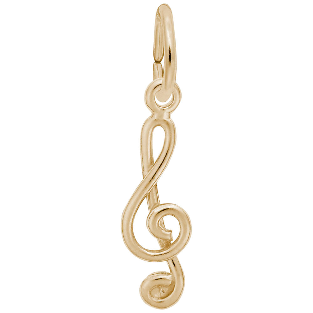 Treble Clef Accent Charm - View 1