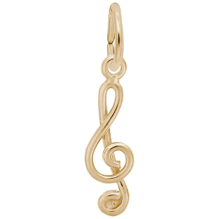 Treble Clef Accent Charm - View 1