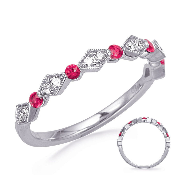 0.30 ctw. GOLD RUBY & DIAMOND RING - Luxury Rings - Design Jewellers Edmonton