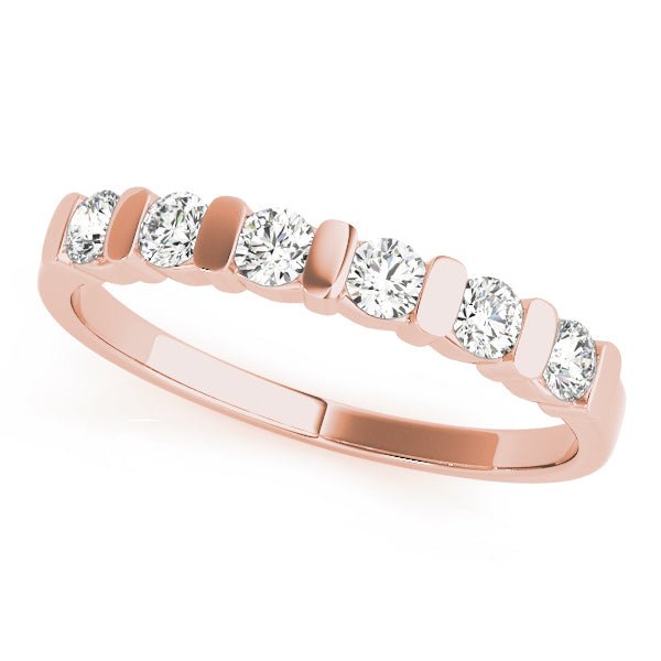 0.33CTW 14K Gold Slim Design Round Brilliant Cut Diamond Band - Diamond Ring - Design Jewellers Edmonton