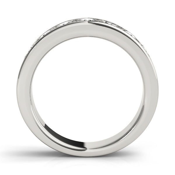 0.35CTW 14K Round Brilliant Cut 7 Stone Channel Set Diamond Band - Diamond Ring - Design Jewellers Edmonton