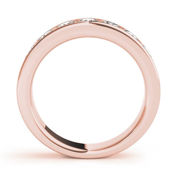 0.35CTW 14K Round Brilliant Cut 7 Stone Channel Set Diamond Band - Diamond Ring - Design Jewellers Edmonton