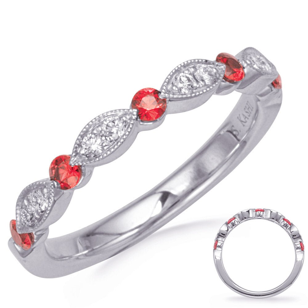 0.37 ctw. GOLD RUBY & DIAMOND RING - Luxury Rings - Design Jewellers Edmonton