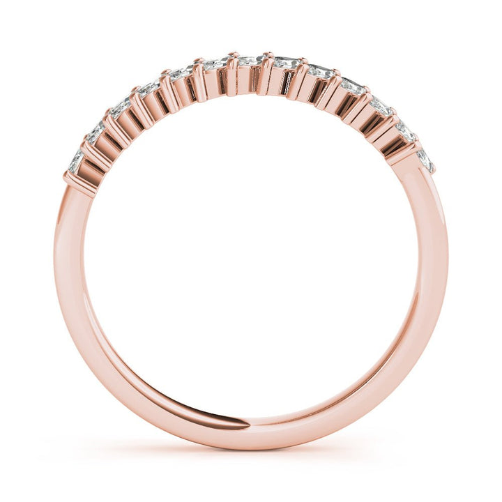 0.40CTW 14K Gold Angle Set Multi Stone Marquise Cut Diamond Band - Diamond Ring - Design Jewellers Edmonton