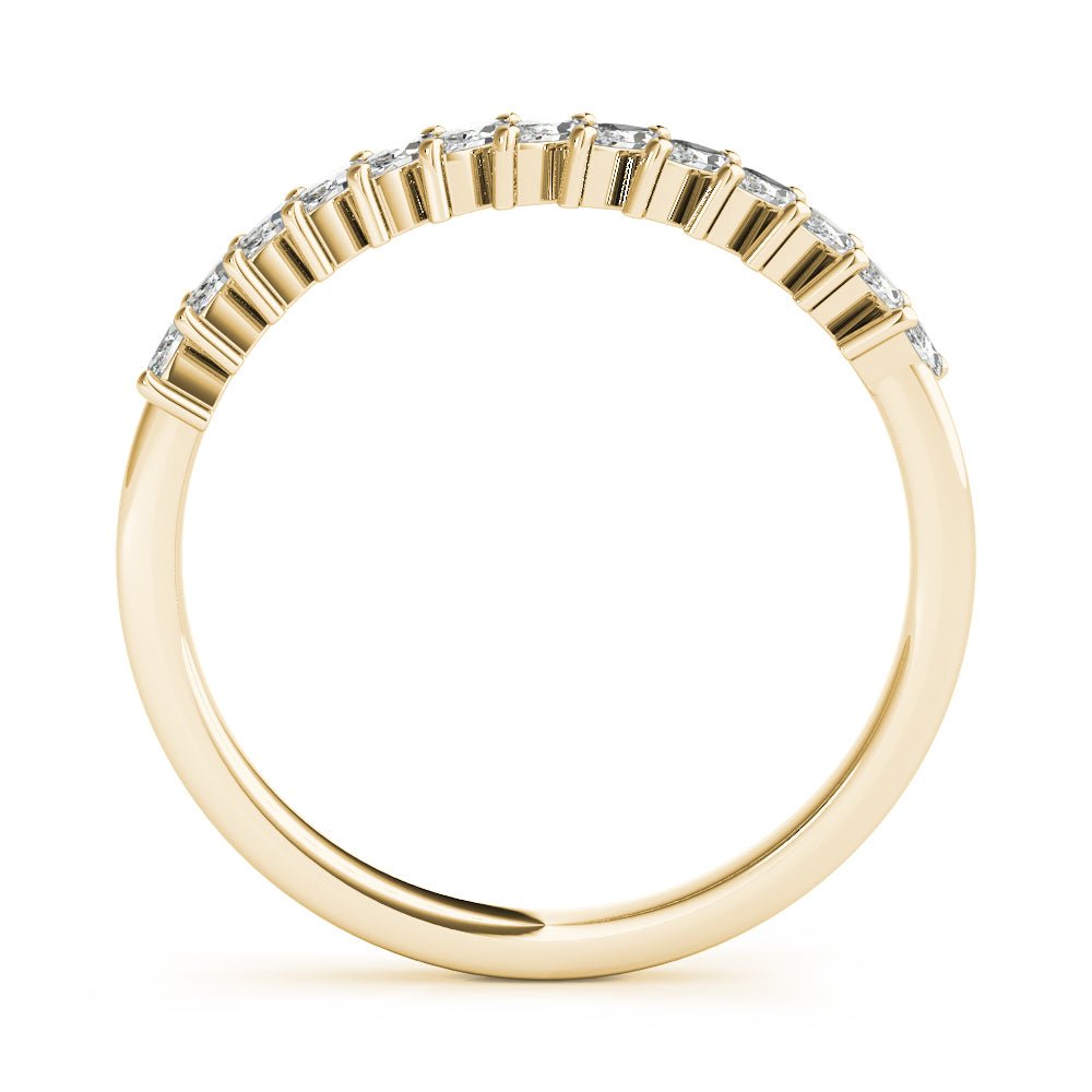 0.40CTW 14K Gold Angle Set Multi Stone Marquise Cut Diamond Band - Diamond Ring - Design Jewellers Edmonton