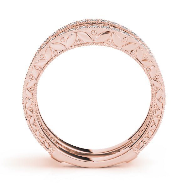 0.40CTW 14K Gold Diamond Ring Jacket Double Band Design - Diamond Ring - Design Jewellers Edmonton