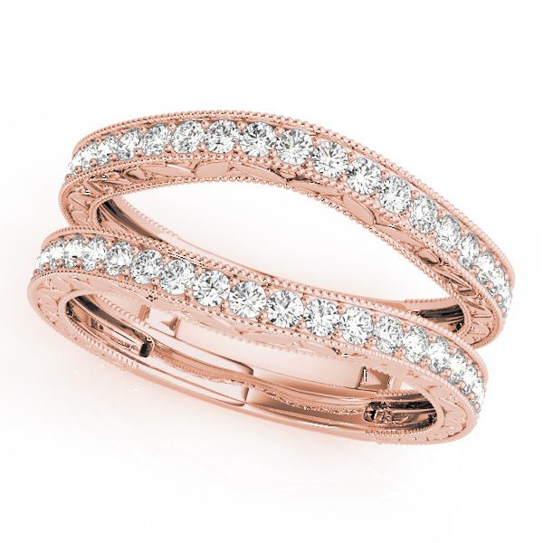 0.40CTW 14K Gold Diamond Ring Jacket Double Band Design - Diamond Ring - Design Jewellers Edmonton