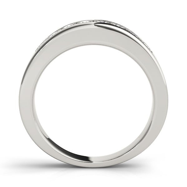 0.40CTW 14K Round Brilliant Cut 8 Stone Diamond Channel Set Band - Diamond Ring - Design Jewellers Edmonton
