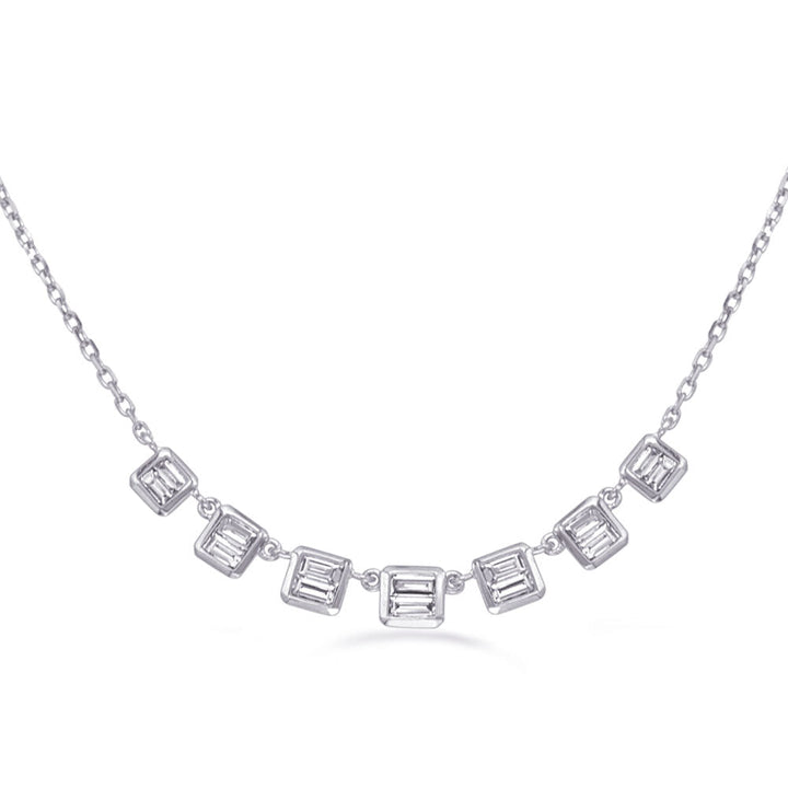 0.42 ctw. Elegant Gold Diamond Necklace - Design Jewellers Edmonton