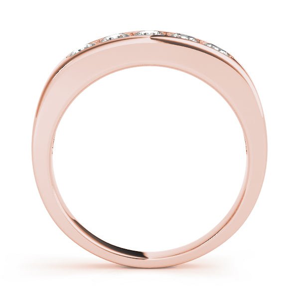 0.50CTW 14K Gold 5 Stone Channel Set Diamond Band - Diamond Ring - Design Jewellers Edmonton