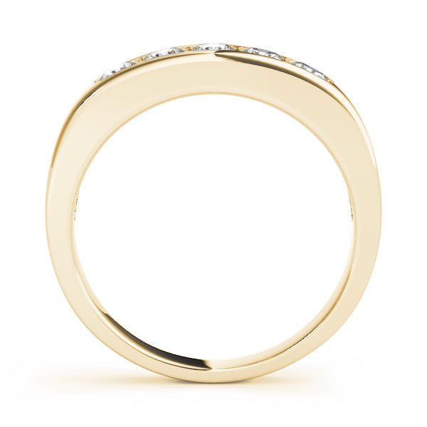 0.50CTW 14K Gold 5 Stone Channel Set Diamond Band - Diamond Ring - Design Jewellers Edmonton
