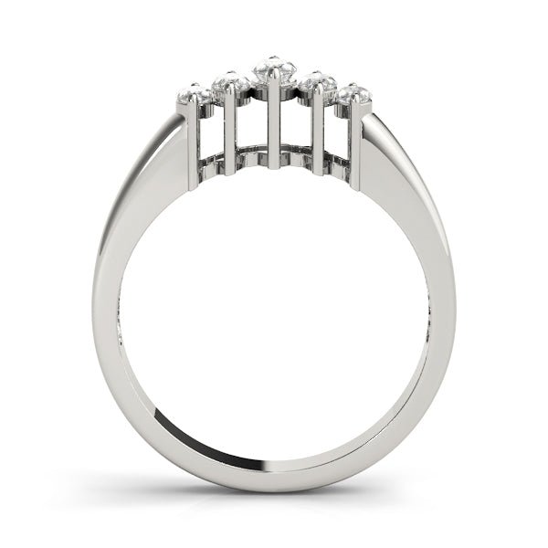 0.50CTW 14K Gold 5 Stone Marquise Cut Diamond Band - Diamond Ring - Design Jewellers Edmonton