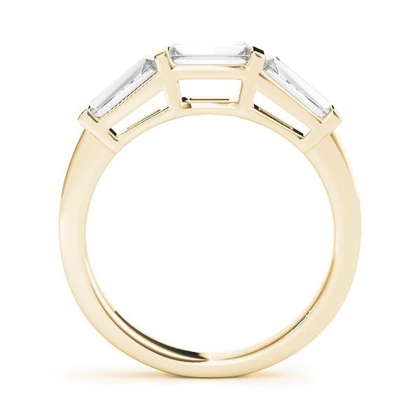0.50CTW 14K Gold Baguette Cut Diamonds In a Slim Bar Set Design - Diamond Ring - Design Jewellers Edmonton