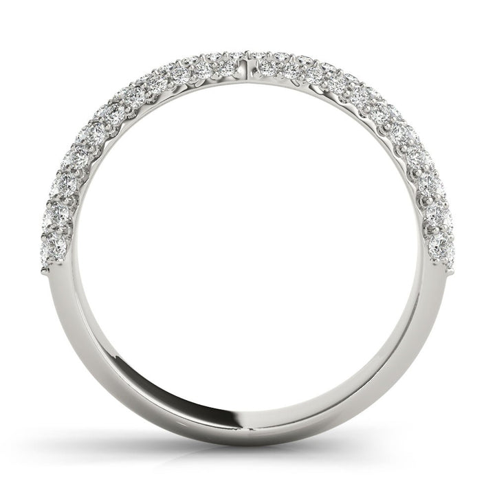 0.50CTW 14K Gold Bowtie Design Pave Diamond Band - Diamond Ring - Design Jewellers Edmonton