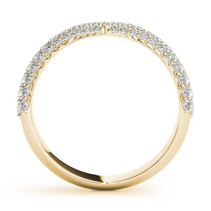 0.50CTW 14K Gold Bowtie Design Pave Diamond Band - Diamond Ring - Design Jewellers Edmonton