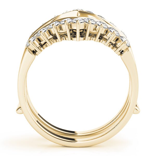 0.50CTW 14K Gold Diamond Ring Jacket Double Band Design - Diamond Ring - Design Jewellers Edmonton