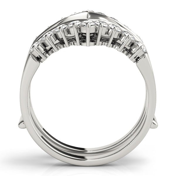 0.50CTW 14K Gold Diamond Ring Jacket Double Band Design - Diamond Ring - Design Jewellers Edmonton