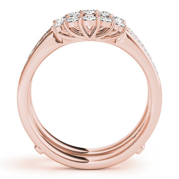 0.50CTW 14K Gold Diamond Ring Jacket Double Band Design - Diamond Ring - Design Jewellers Edmonton