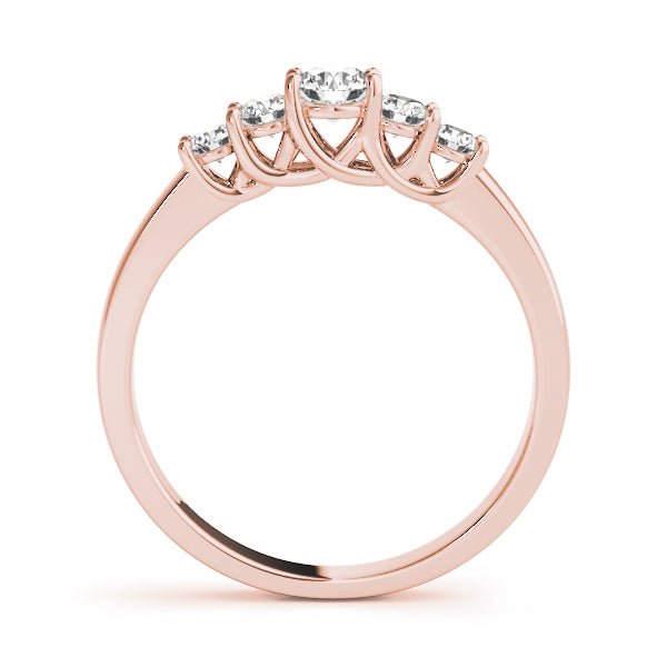 0.50CTW 14K Gold Prong Set Diamond Wedding and Anniversary Band Design - Diamond Ring - Design Jewellers Edmonton