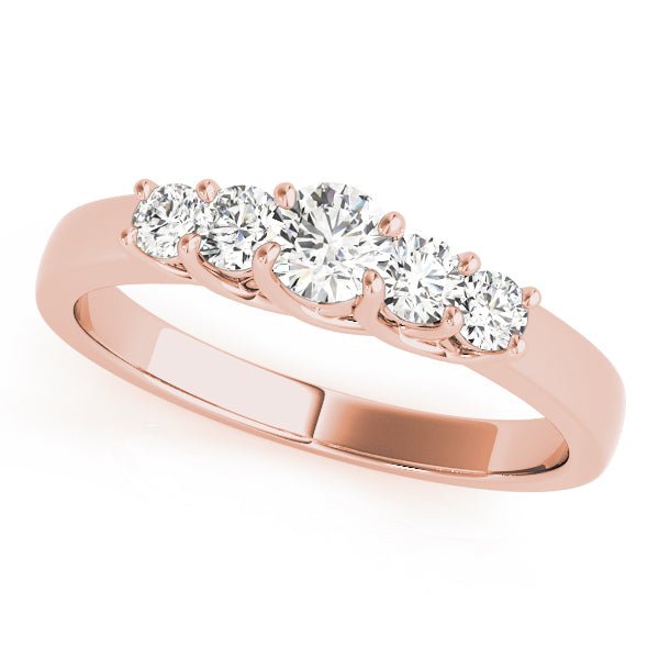 0.50CTW 14K Gold Prong Set Diamond Wedding and Anniversary Band Design - Diamond Ring - Design Jewellers Edmonton