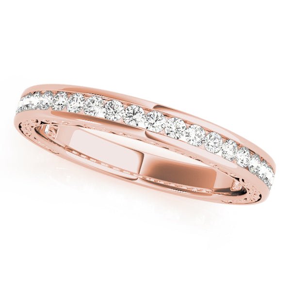 0.50CTW 14K Round Brilliant Cut Channel Set Diamond Band - Diamond Ring - Design Jewellers Edmonton