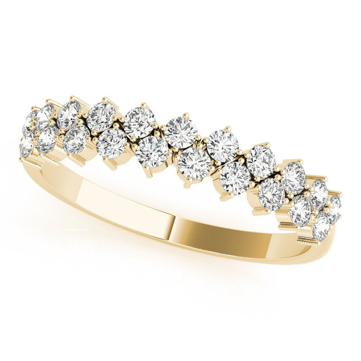 0.53CT 2-Row Prong Set Band - Fashion Ring - Design Jewellers Edmonton