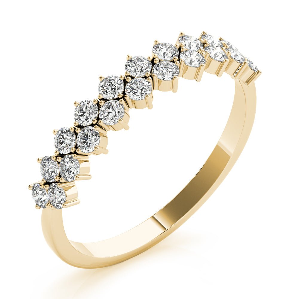 0.53CT 2-Row Prong Set Band - Fashion Ring - Design Jewellers Edmonton