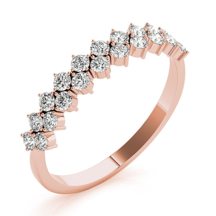 0.53CT 2-Row Prong Set Band - Fashion Ring - Design Jewellers Edmonton