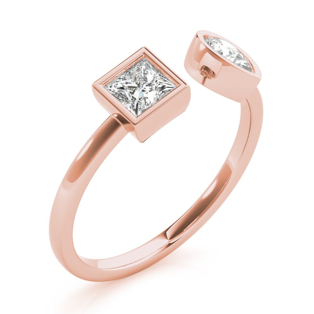 0.55CT Pear & Princess Fashion Ring - Fashion Ring - Design Jewellers Edmonton