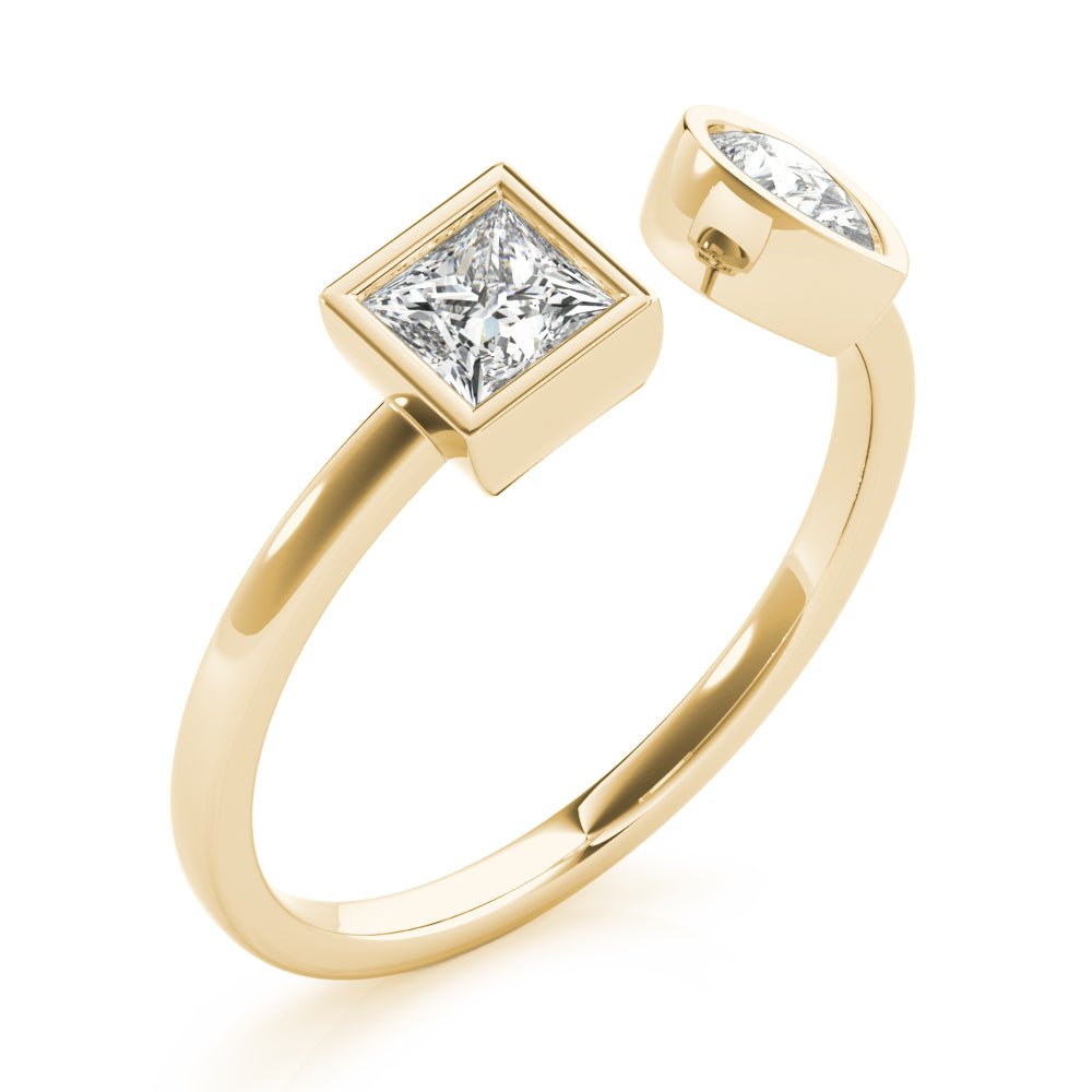 0.55CT Pear & Princess Fashion Ring - Fashion Ring - Design Jewellers Edmonton